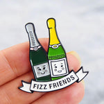 Prosecco Friendship Enamel Pin Badge Enamel Pin Badge Of Life & Lemons 