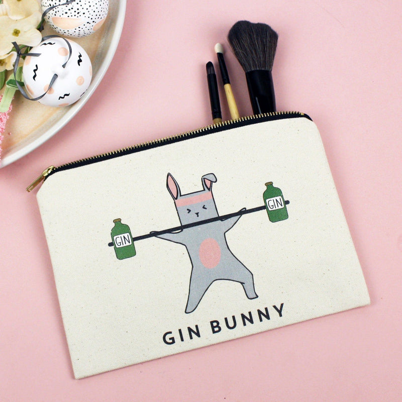 'Gin Bunny' Make Up Bag Make Up Bags Of Life & Lemons 