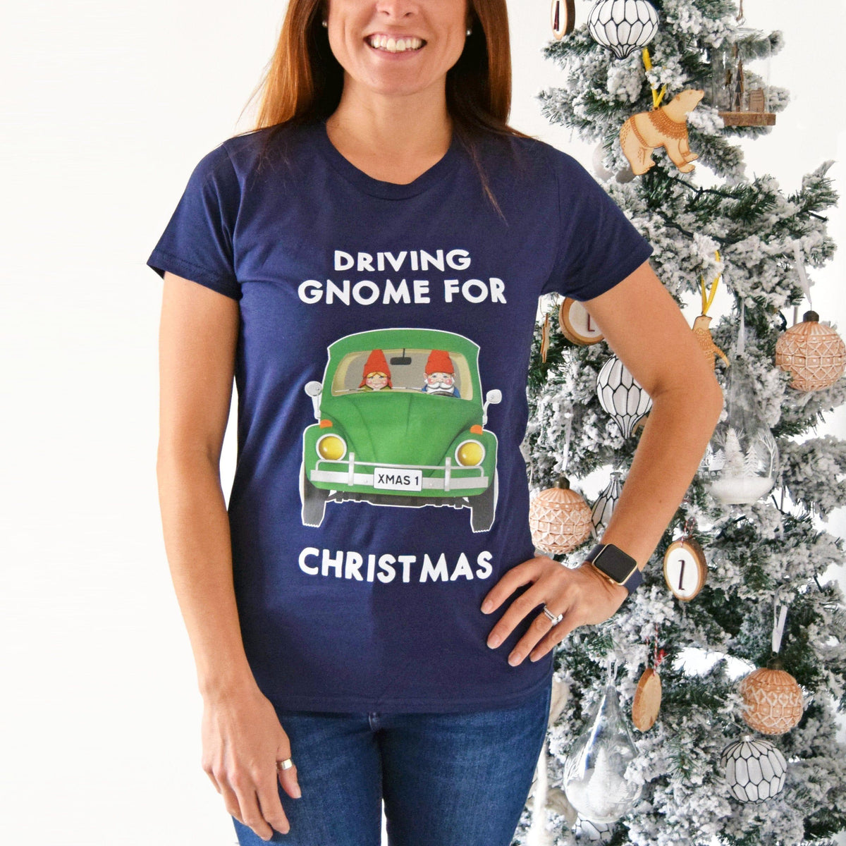 'Driving Gnome For Christmas' T-Shirt T-Shirt Of Life & Lemons 