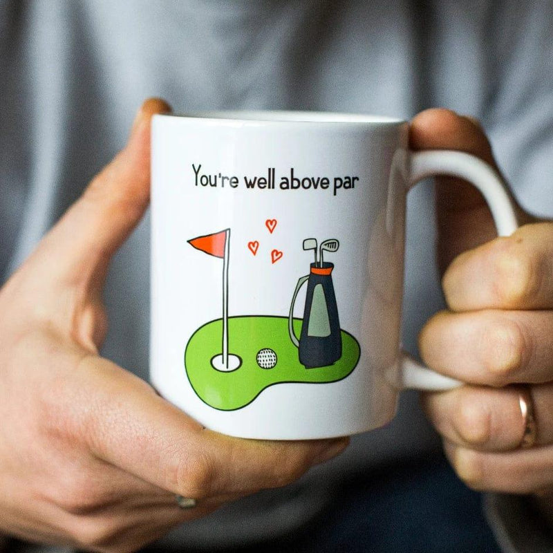 Funny Golf Valentine's Mug Mug Of Life & Lemons 