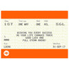 Personalised Train Ticket Good Luck Card General Cards Of Life & Lemons 