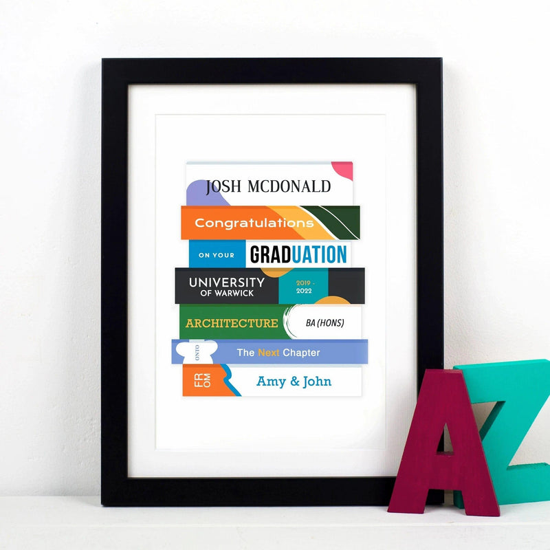 Personalised Graduation Print Personalised Prints Of Life & Lemons 