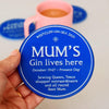 Personalised 'Blue Plaque' Glass Coaster for Mum Coaster Of Life & Lemons® 