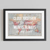 Personalised World Map Print for Mum Map Prints Of Life & Lemons 