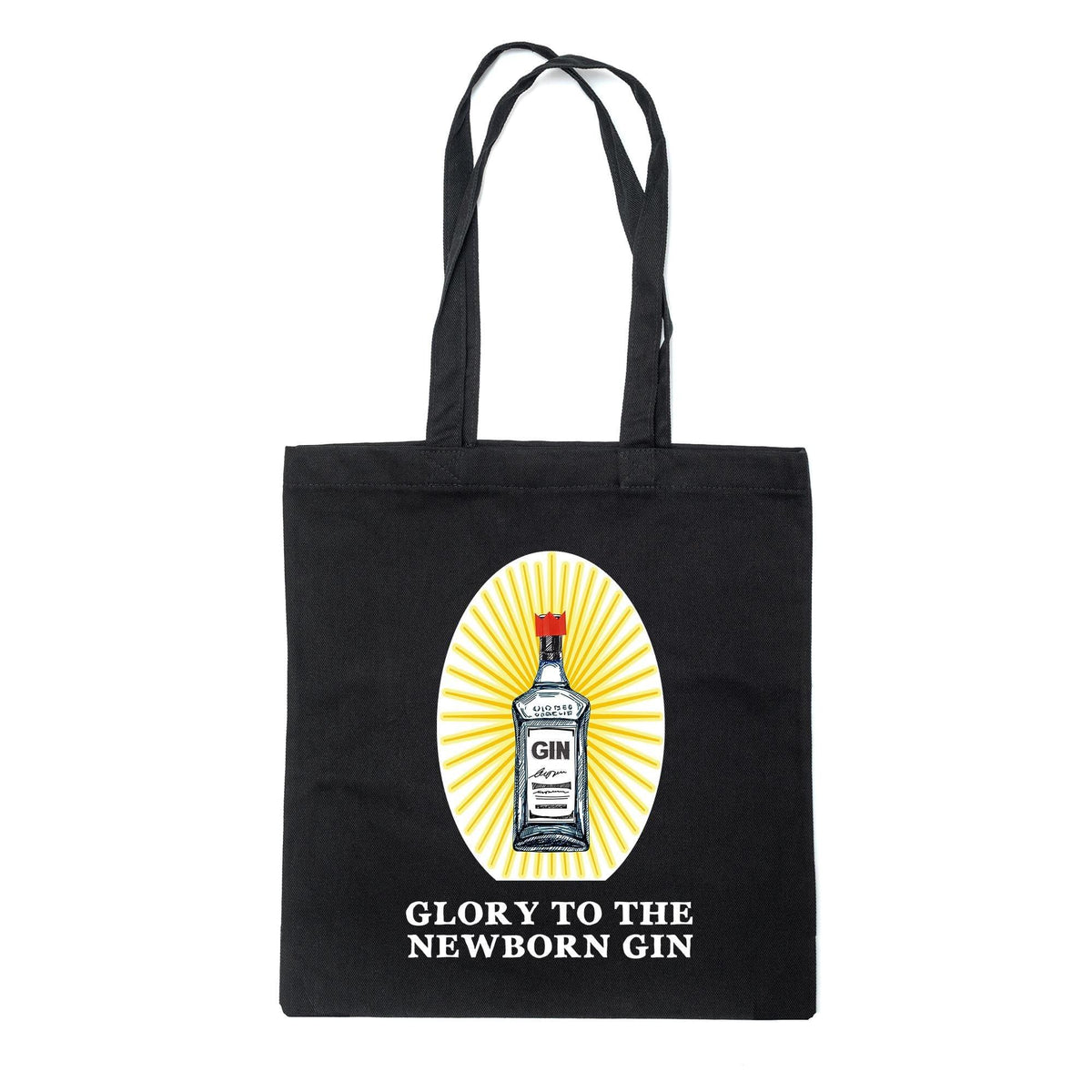 'Glory to the Newborn Gin' Christmas Tote Bag Tote Bag Of Life & Lemons 