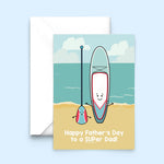 Stand Up Paddle Board Father's Day Card Cards for Dad Of Life & Lemons 