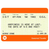 Personalised Train Ticket Retirement Card General Cards Of Life & Lemons 