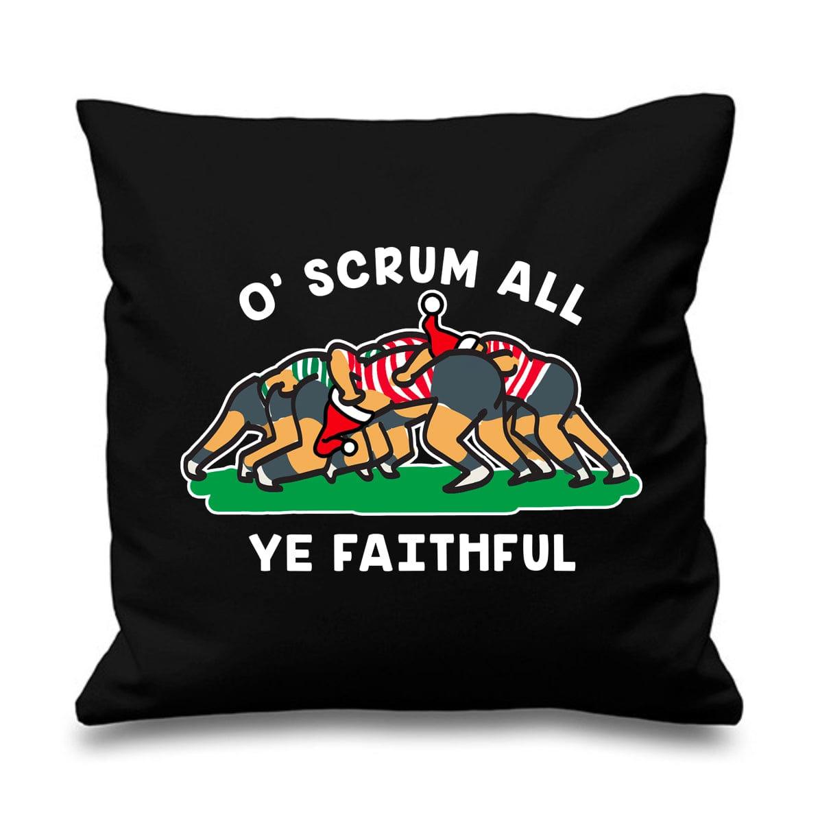 Funny Rugby Christmas Cushion Cushion Of Life & Lemons® 