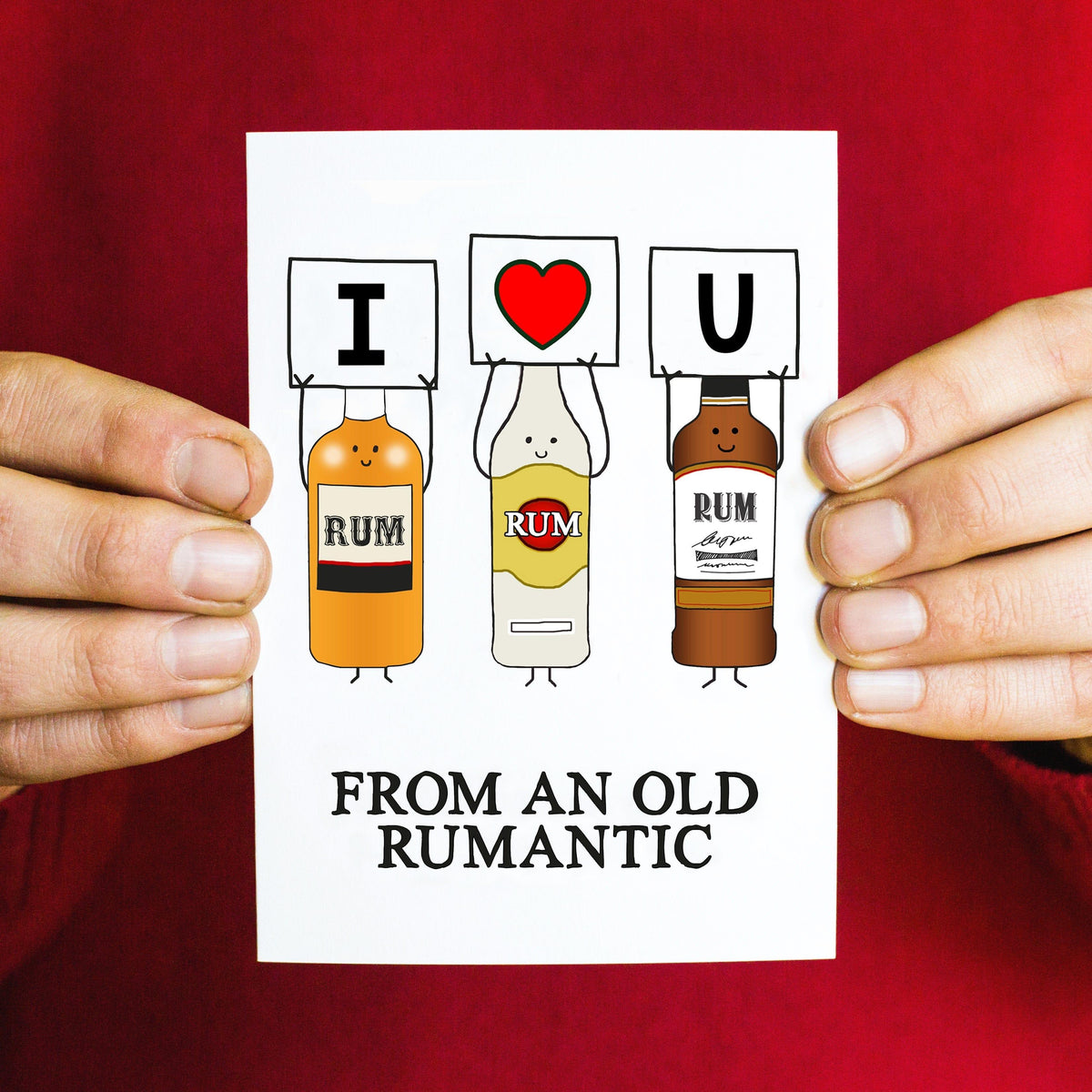 Funny Rum Valentine's Card Cards for your Other Half Of Life & Lemons 