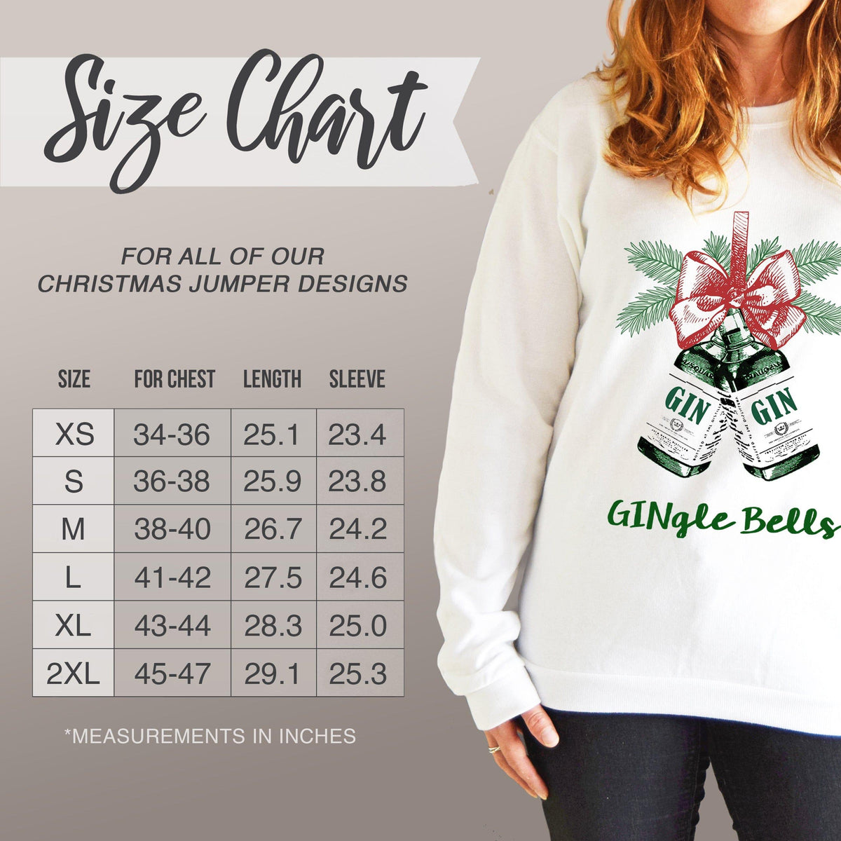 'Glory to the Newborn Gin' Christmas Jumper Sweatshirt Of Life & Lemons 