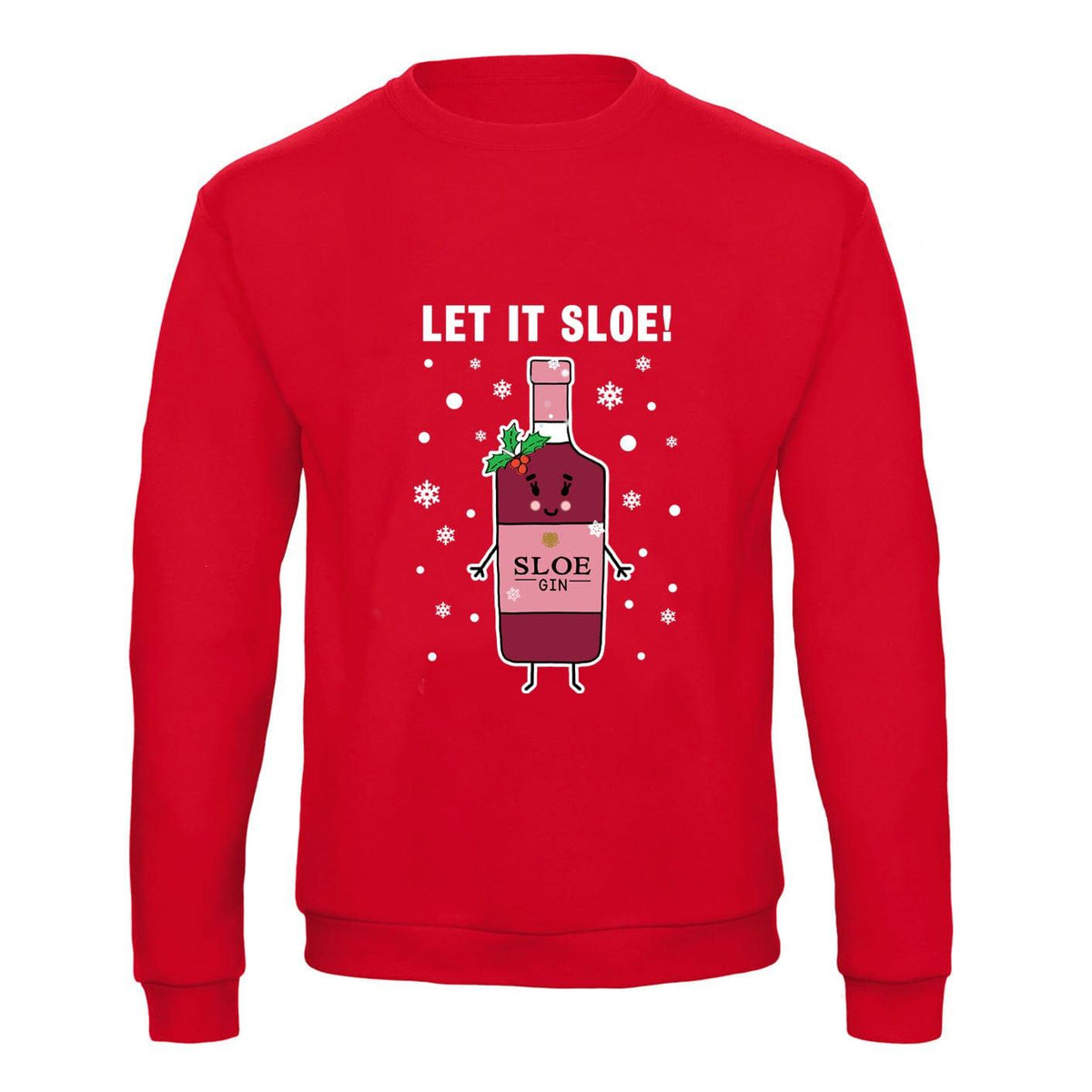 Funny Sloe Gin Christmas Jumper Sweatshirt Of Life & Lemons 