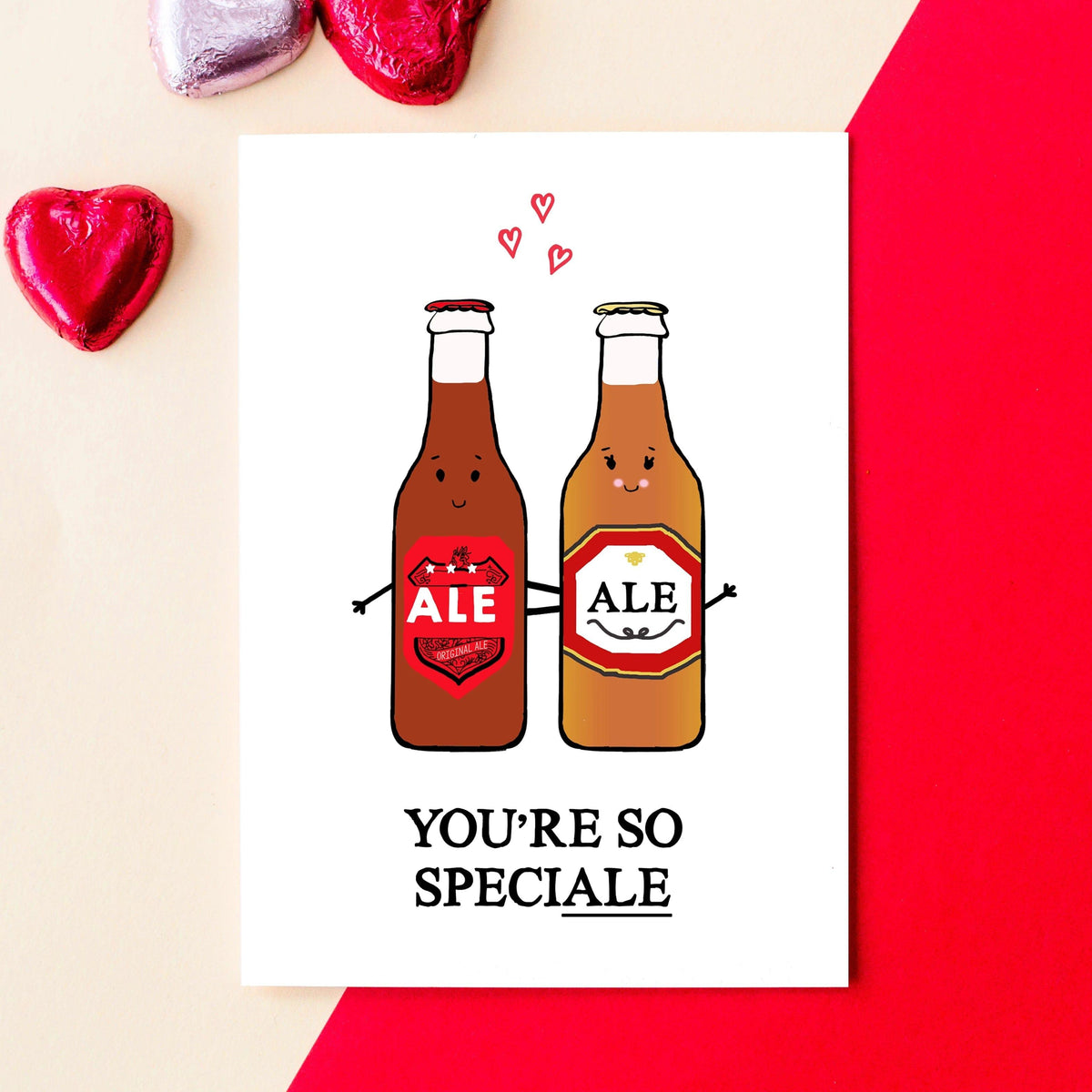 'SpeciALE' Funny Beer Valentine's Card Cards for your Other Half Of Life & Lemons 