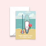 Stand Up Paddle Board Mother's Day Card Cards for Mum Of Life & Lemons 