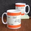 Personalised Train Ticket Mug Personalised Mug Of Life & Lemons 